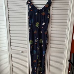 Beautiful colorful butterfly Loft jumpsuit